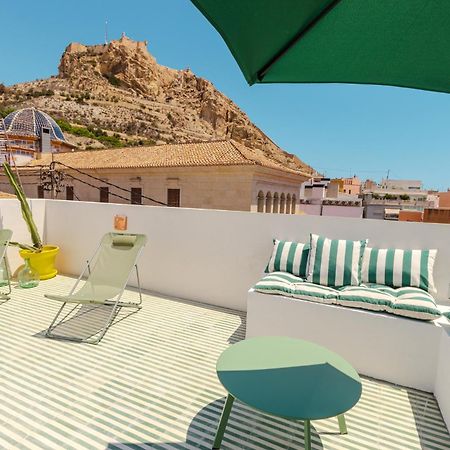 Penthouse With Breathtaking Views Of Heart Of Alicante Exteriör bild