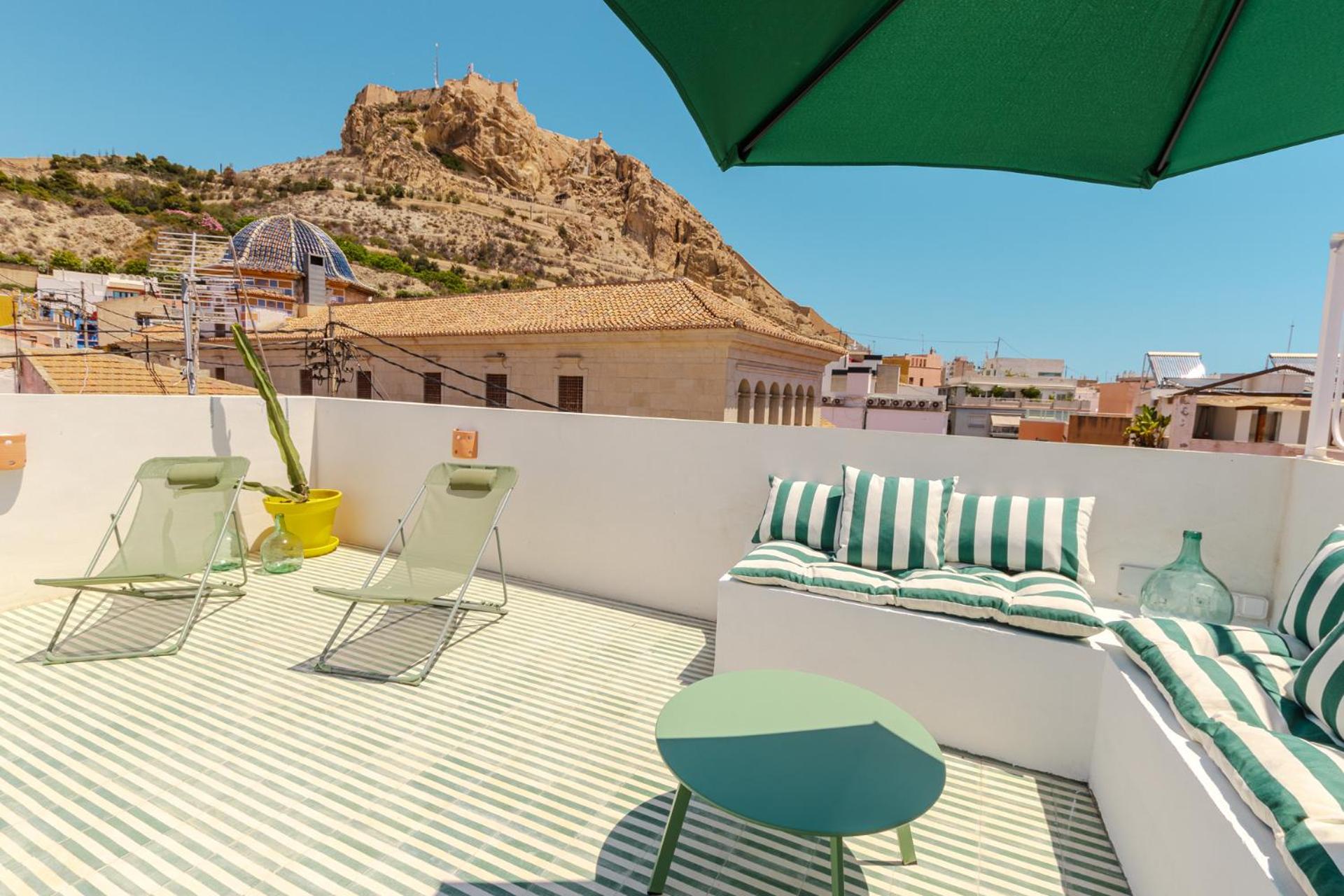 Penthouse With Breathtaking Views Of Heart Of Alicante Exteriör bild